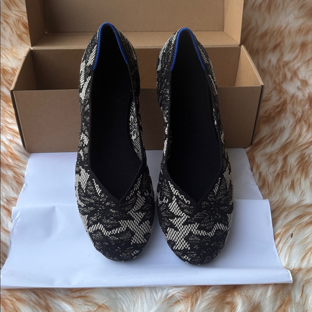 Elegant Black and White Women's Shoes